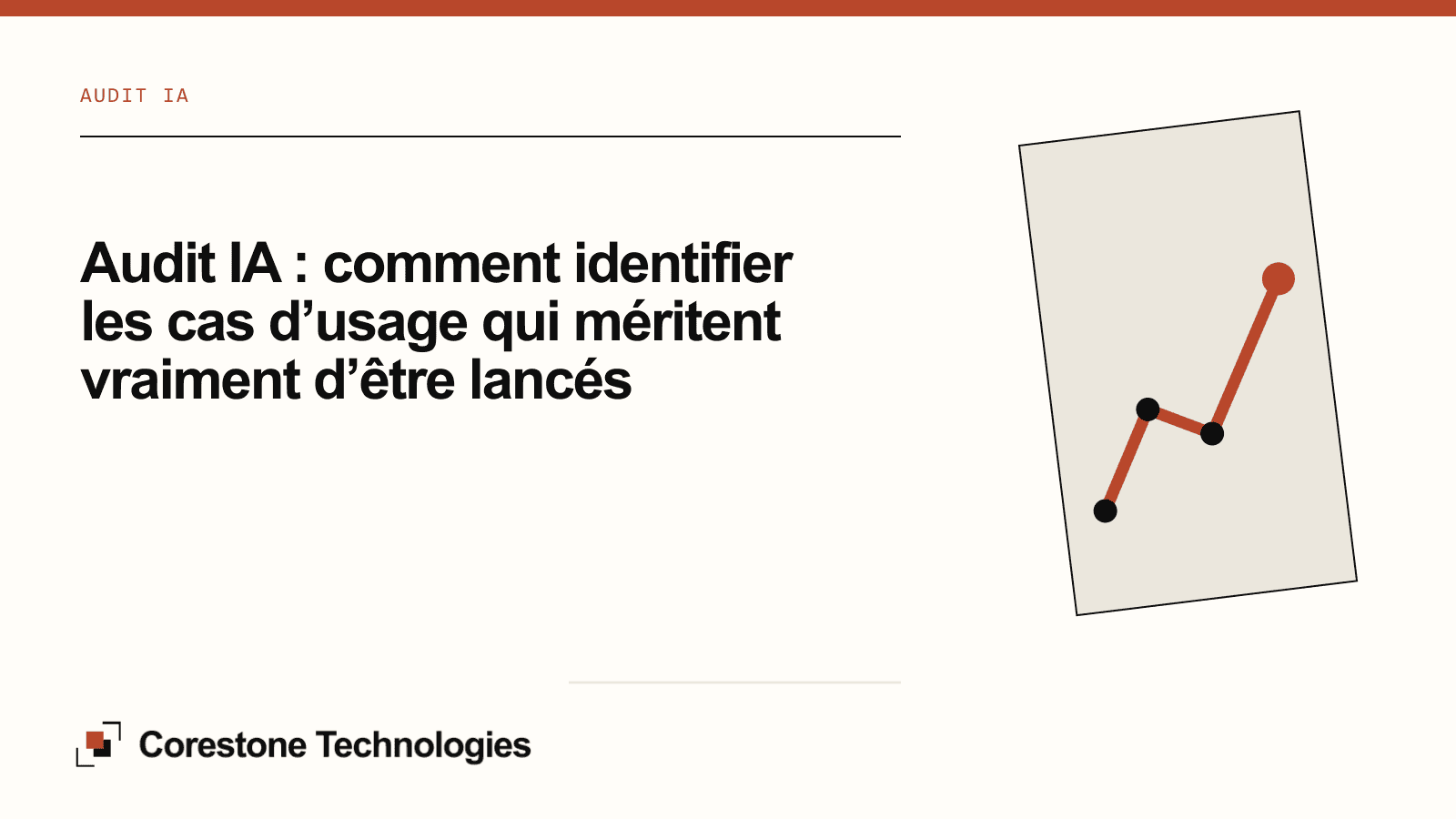 Illustration de couverture — Audit IA : comment identifier les cas d’usage qui méritent vraiment d’être lancés