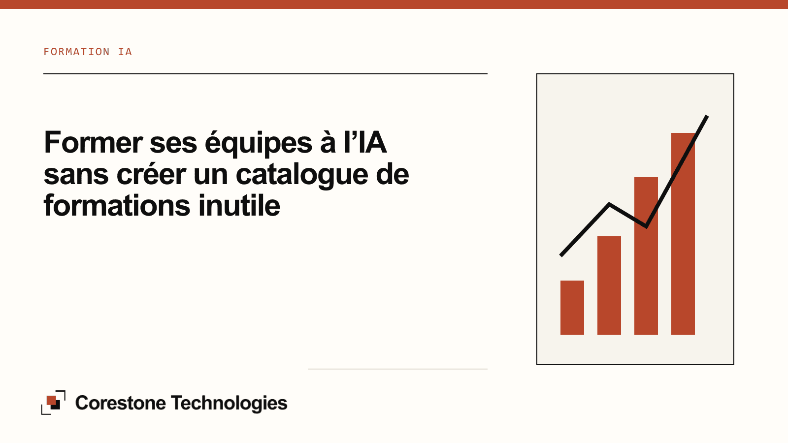Illustration de couverture — Former ses équipes à l’IA sans créer un catalogue de formations inutile