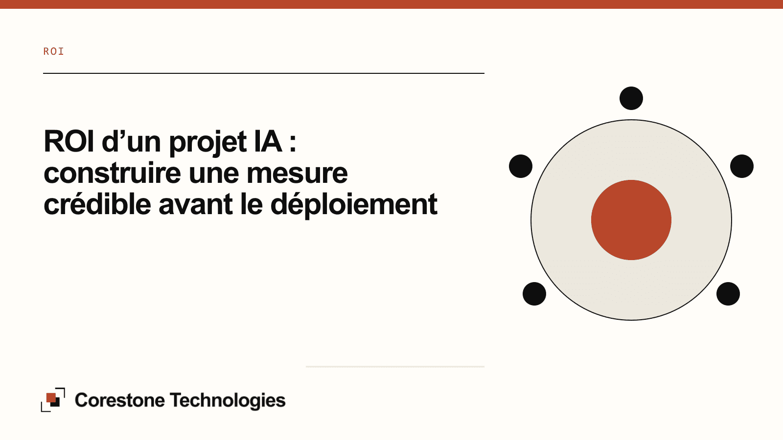 Illustration de couverture — ROI d’un projet IA : construire une mesure crédible avant le déploiement