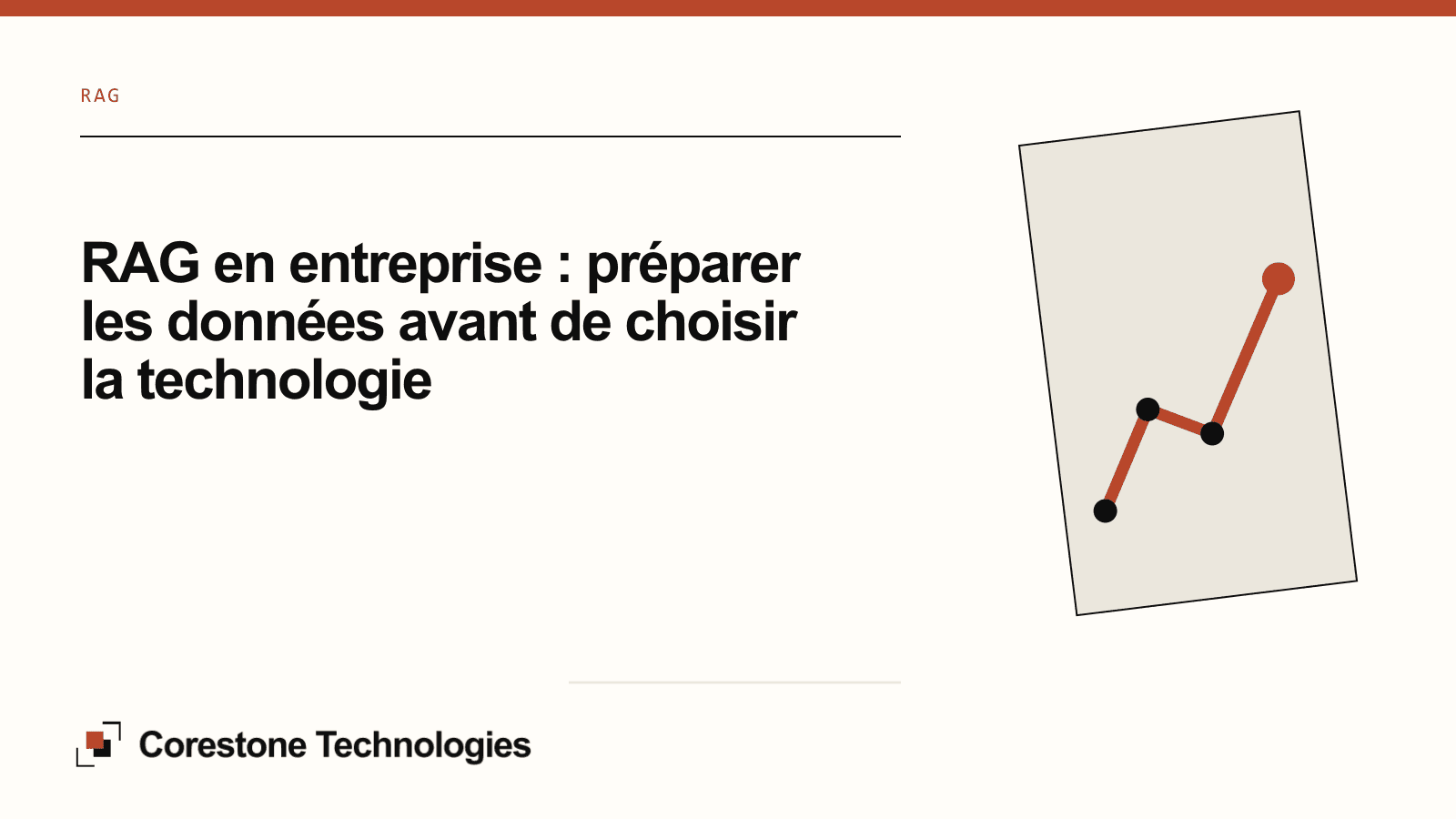 Illustration de couverture — RAG en entreprise : préparer les données avant de choisir la technologie